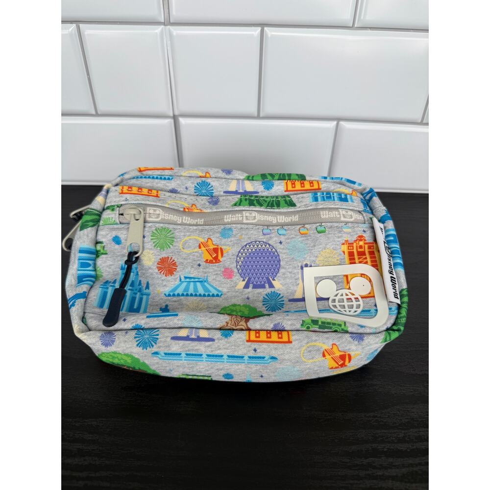 Disney Parks 2025 WDW 4-Park Icons Belt Bag NWT